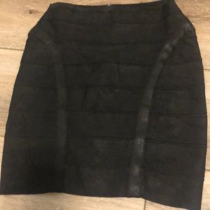 Guess By Marciano Black Bandage skirt